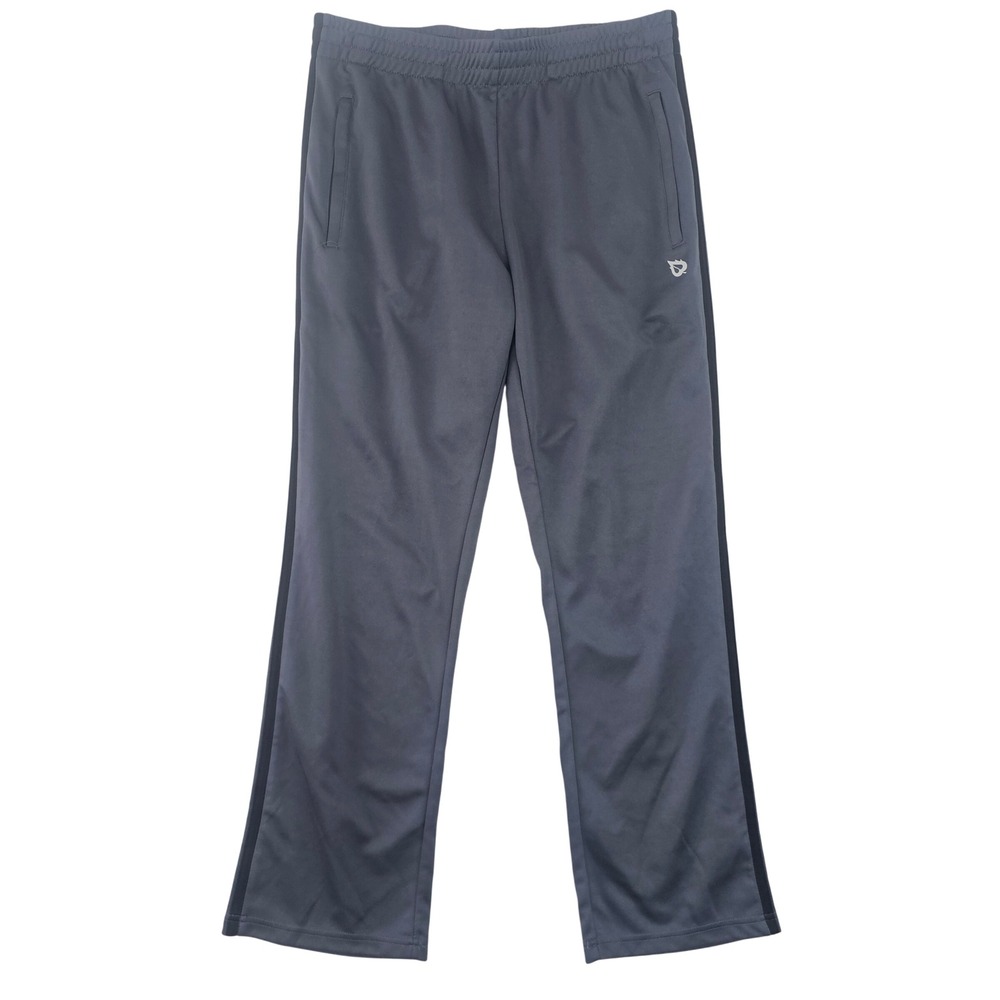 Baleaf Mens Track Pants Large Charcoal Gray Striped Athletic Training Trousers